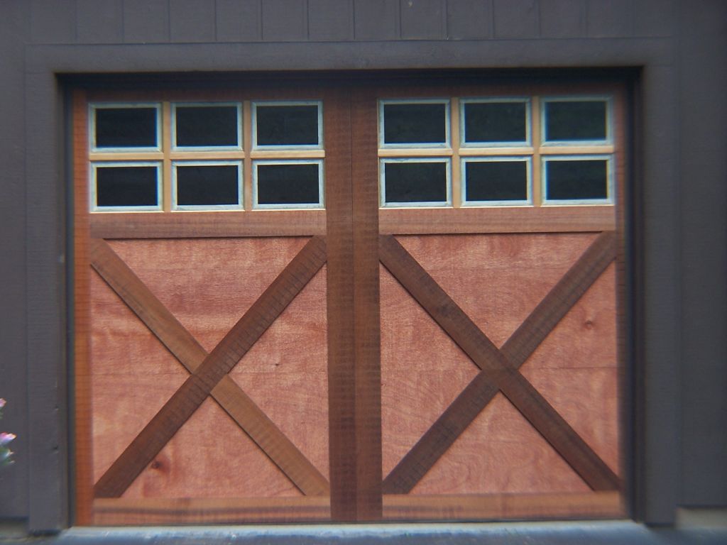 WOOD CARRIAGE DOOR